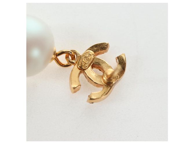 CHANEL COCO Mark Pierce Metal Gold Tone CC Auth 196711M - vista 12
