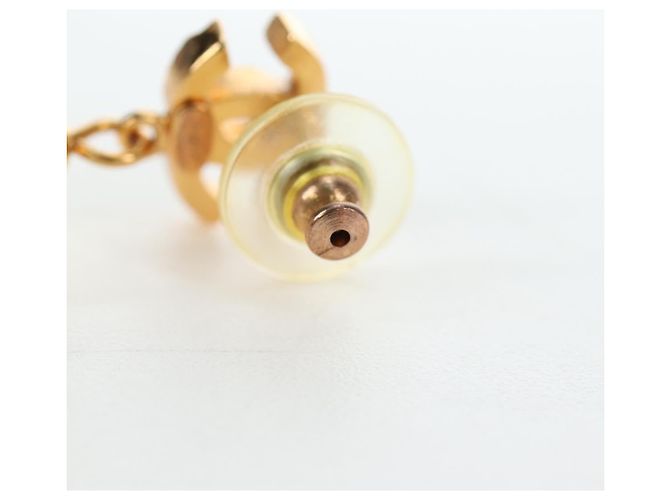 CHANEL COCO Mark Pierce Metal Gold Tone CC Auth 196711M - vista 18