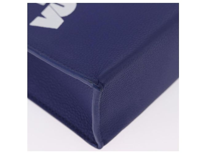 LOUIS VUITTON Sac XS Hand Bag Leather Blue M80841 LV Auth 196032M - vista 10