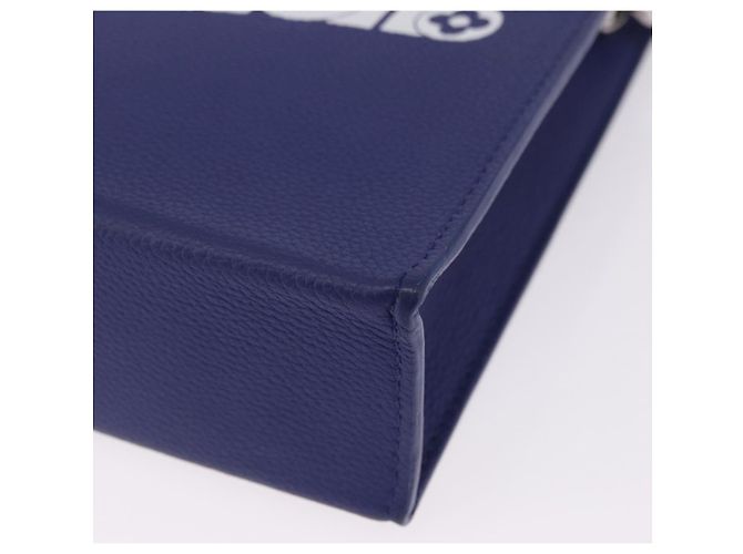 LOUIS VUITTON Sac XS Hand Bag Leather Blue M80841 LV Auth 196032M - vista 15