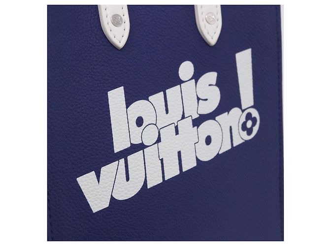 LOUIS VUITTON Sac XS Hand Bag Leather Blue M80841 LV Auth 196032M - vista 19