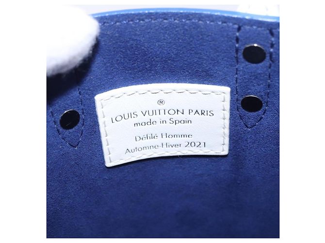 LOUIS VUITTON Sac XS Hand Bag Leather Blue M80841 LV Auth 196032M - vista 20