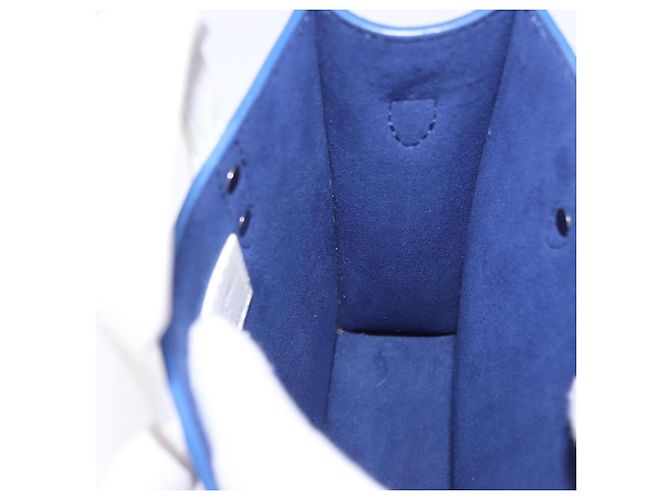 LOUIS VUITTON Sac XS Hand Bag Leather Blue M80841 LV Auth 196032M - vista 21