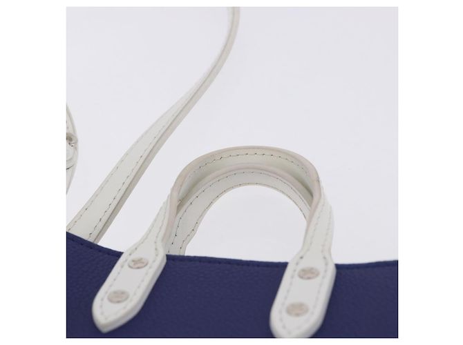 LOUIS VUITTON Sac XS Hand Bag Leather Blue M80841 LV Auth 196032M - vista 8