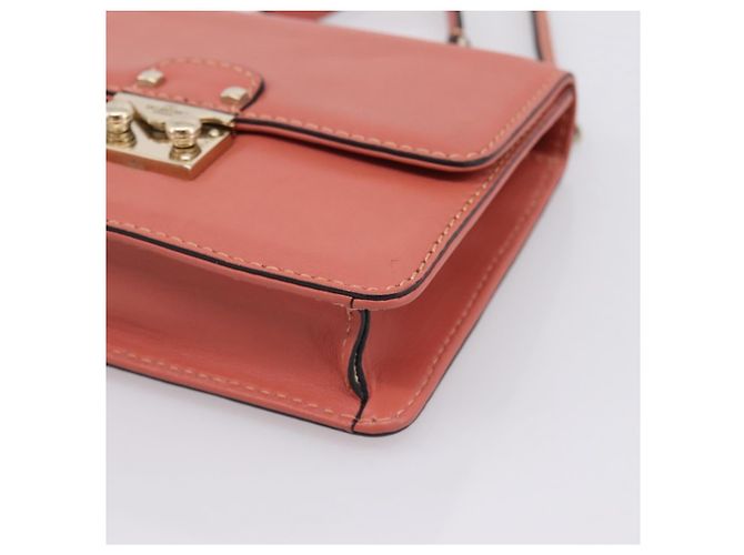 Borsa VALENTINO in pelle 2way Pink Gold Auth ka5900A Rosa D'oro - vista 10
