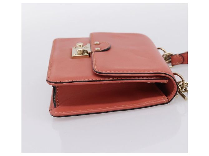 Borsa VALENTINO in pelle 2way Pink Gold Auth ka5900A Rosa D'oro - vista 4