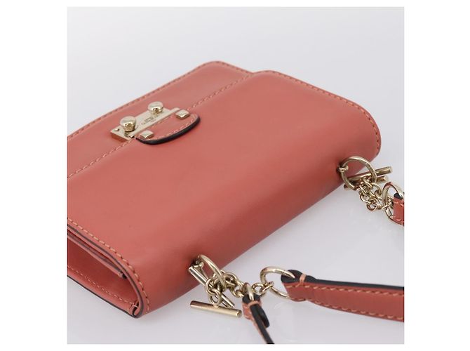Borsa VALENTINO in pelle 2way Pink Gold Auth ka5900A Rosa D'oro - vista 6