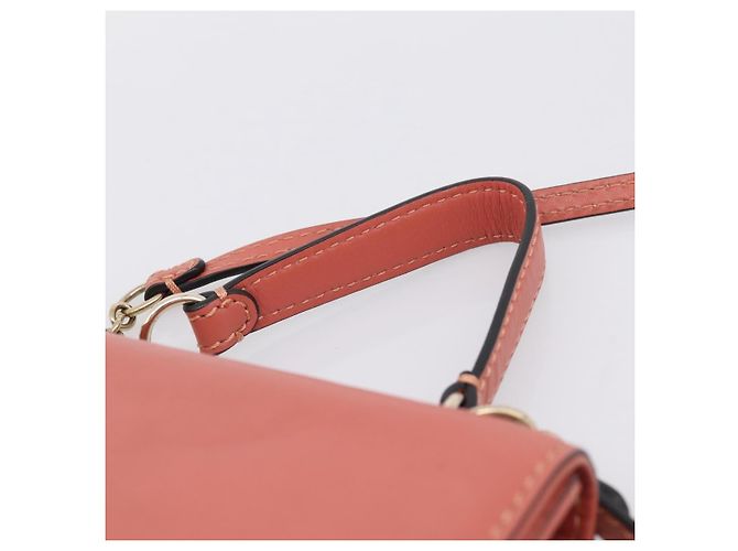 Borsa VALENTINO in pelle 2way Pink Gold Auth ka5900A Rosa D'oro - vista 8
