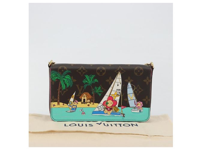 LOUIS VUITTON Monogram Vivienne Pochette Felice Bag M82627 LV Auth 196042M Monogramma - vista 12