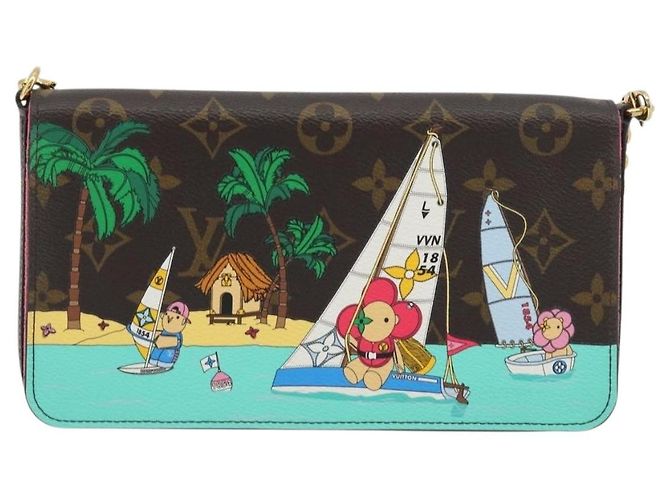 LOUIS VUITTON Monogram Vivienne Pochette Felice Bag M82627 LV Auth 196042M Monogramma - vista 13