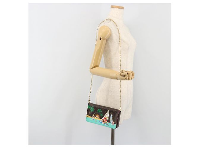 LOUIS VUITTON Monogram Vivienne Pochette Felice Bag M82627 LV Auth 196042M Monogramma - vista 30