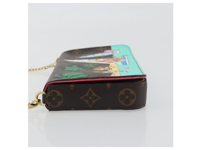 LOUIS VUITTON Monogram Vivienne Pochette Felice Bag M82627 LV Auth 196042M Monogramma - vista 4