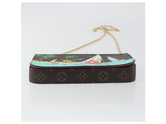 LOUIS VUITTON Monogram Vivienne Pochette Felice Bag M82627 LV Auth 196042M Monogramma - vista 5