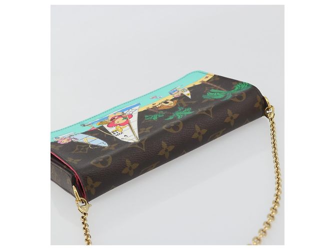 LOUIS VUITTON Monogram Vivienne Pochette Felice Bag M82627 LV Auth 196042M Monogramma - vista 6