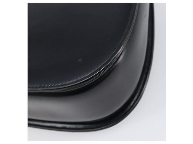 Bolso de mano GUCCI Bamboo de cuero negro y dorado 99 00 0633 Auth 199588V - vista 16