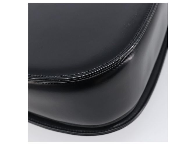 Bolso de mano GUCCI Bamboo de cuero negro y dorado 99 00 0633 Auth 199588V - vista 17