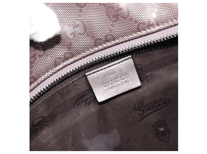 Borsa Tote GUCCI GG Implementation PVC Rosa Argento 211137 Auth BA15115 - vista 19