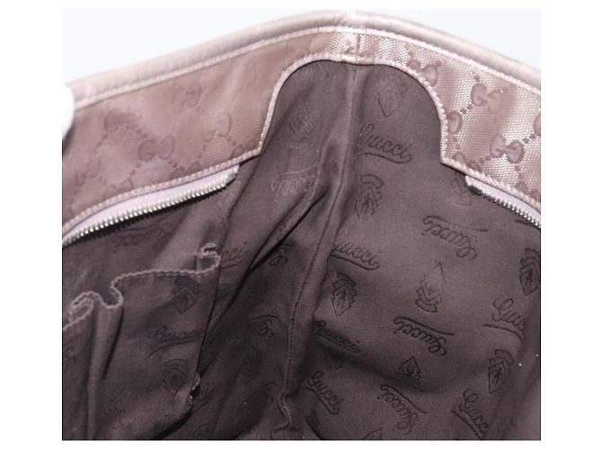 Borsa Tote GUCCI GG Implementation PVC Rosa Argento 211137 Auth BA15115 - vista 21