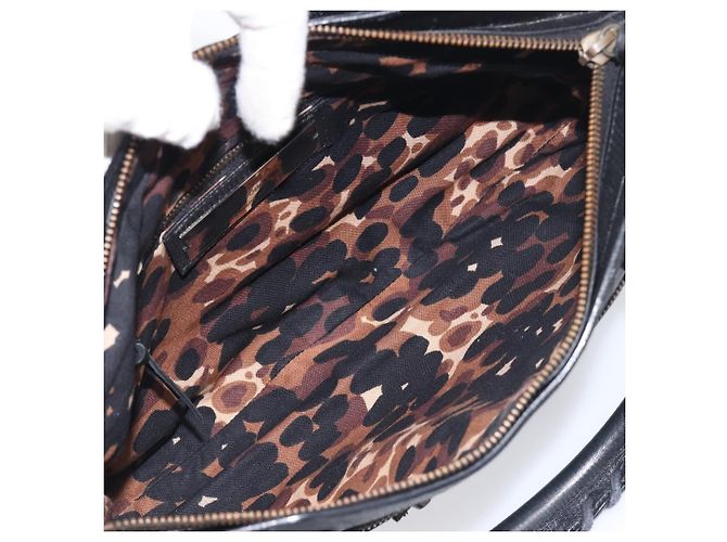 Borsa BALENCIAGA The First in pelle 2way Nera 103208 Auth 197324M Nero - vista 11