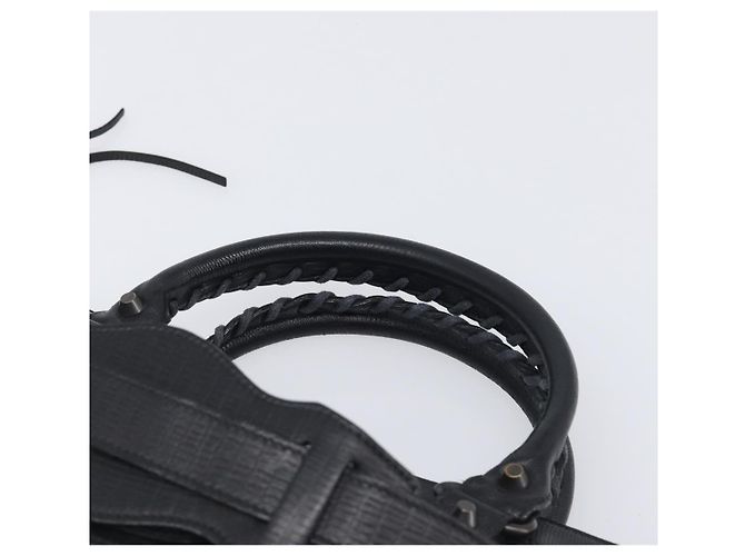 Borsa BALENCIAGA The First in pelle 2way Nera 103208 Auth 197324M Nero - vista 14