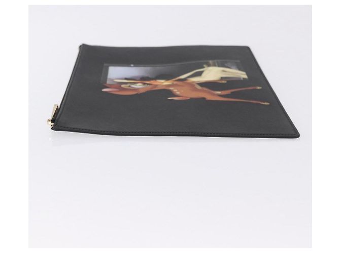 Borsa GIVENCHY Bambi PVC Canvas Collaborazione Disney Nero Oro Auth 199101M D'oro - vista 4