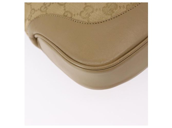 Borsa a tracolla GUCCI GG Canvas Jackie Beige Silver 00963 Auth 199624V Argento - vista 17