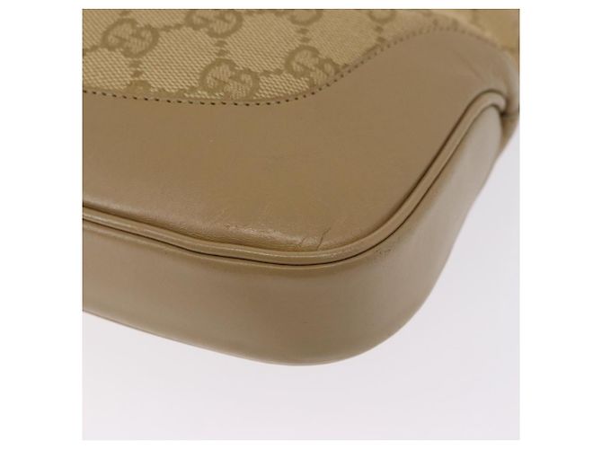 Borsa a tracolla GUCCI GG Canvas Jackie Beige Silver 00963 Auth 199624V Argento - vista 18