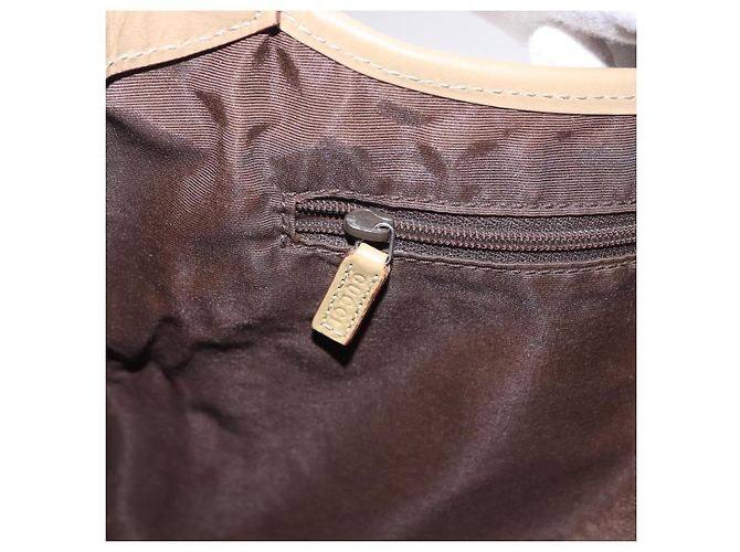 Borsa a tracolla GUCCI GG Canvas Jackie Beige Silver 00963 Auth 199624V Argento - vista 23