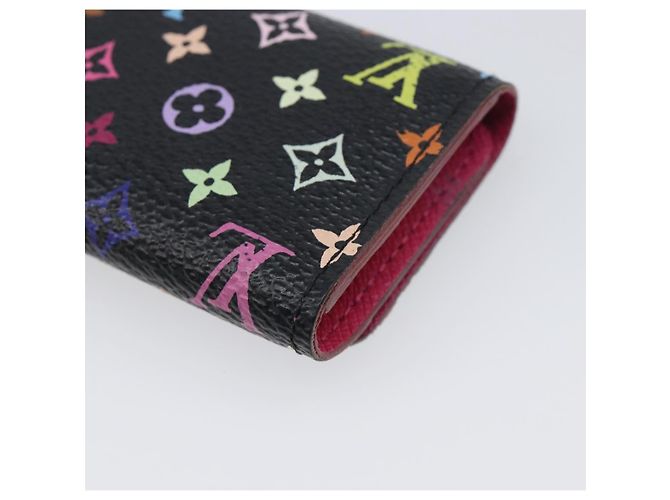 LOUIS VUITTON Monogram Multicolor Multicles 4 Key Case Black M93732 Auth 199235A Nero - vista 15