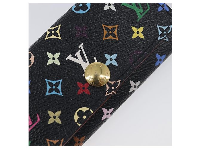 LOUIS VUITTON Monogram Multicolor Multicles 4 Key Case Black M93732 Auth 199235A Nero - vista 17