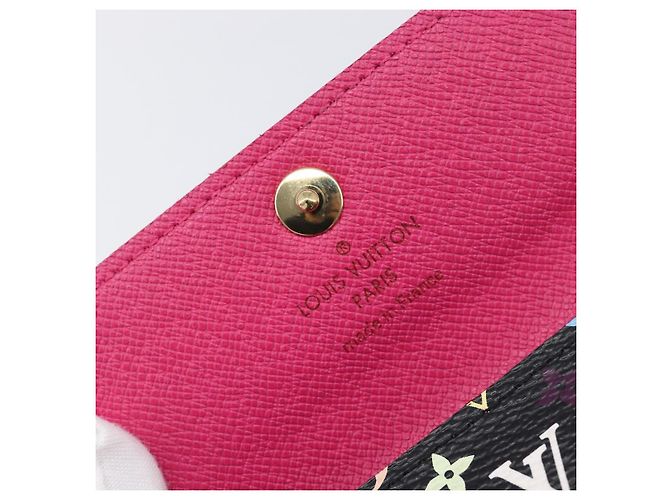 LOUIS VUITTON Monogram Multicolor Multicles 4 Key Case Black M93732 Auth 199235A Nero - vista 19