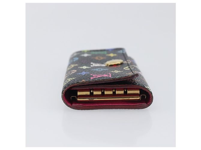 LOUIS VUITTON Monogram Multicolor Multicles 4 Key Case Black M93732 Auth 199235A Nero - vista 4