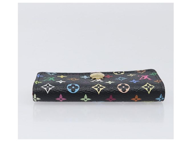 LOUIS VUITTON Monogram Multicolor Multicles 4 Key Case Black M93732 Auth 199235A Nero - vista 5