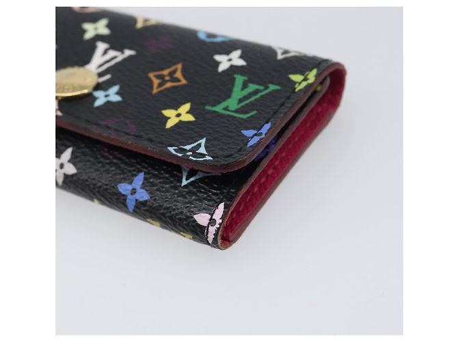 LOUIS VUITTON Monogram Multicolor Multicles 4 Key Case Black M93732 Auth 199235A Nero - vista 7