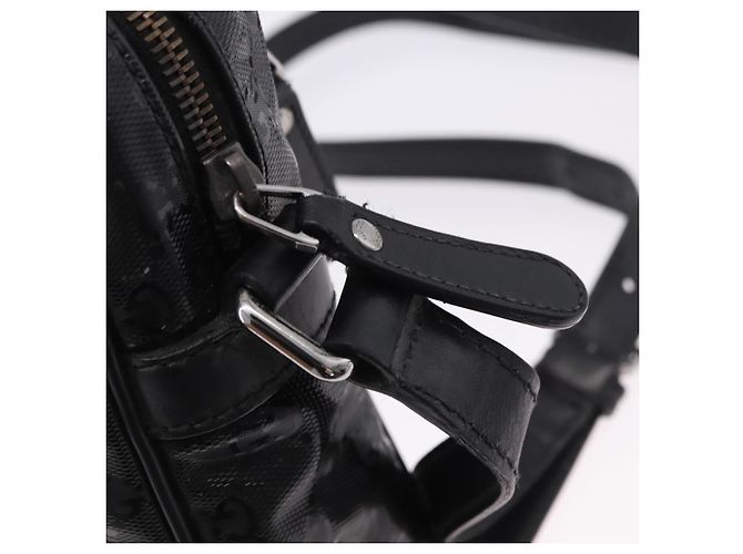 Borsa a Tracolla GUCCI GG Implementation PVC Nero Argento 233268 Auth ep15789 - vista 10