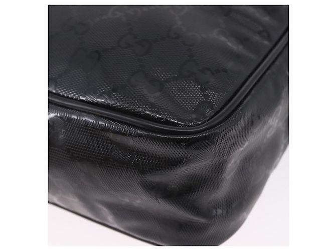 Borsa a Tracolla GUCCI GG Implementation PVC Nero Argento 233268 Auth ep15789 - vista 16