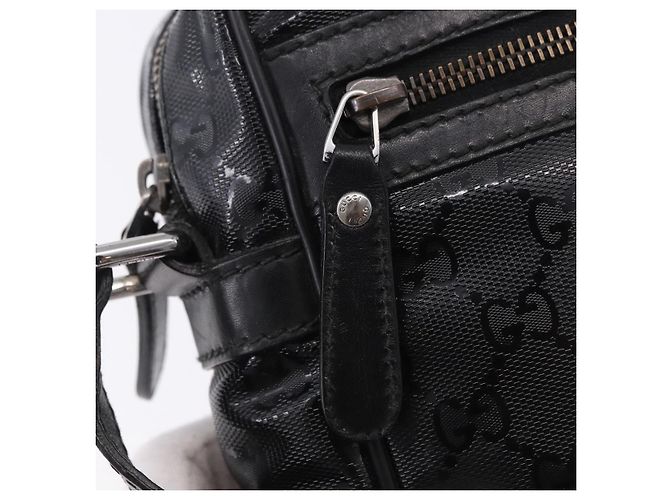 Borsa a Tracolla GUCCI GG Implementation PVC Nero Argento 233268 Auth ep15789 - vista 17