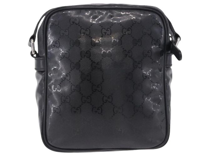 Borsa a Tracolla GUCCI GG Implementation PVC Nero Argento 233268 Auth ep15789 - vista 2