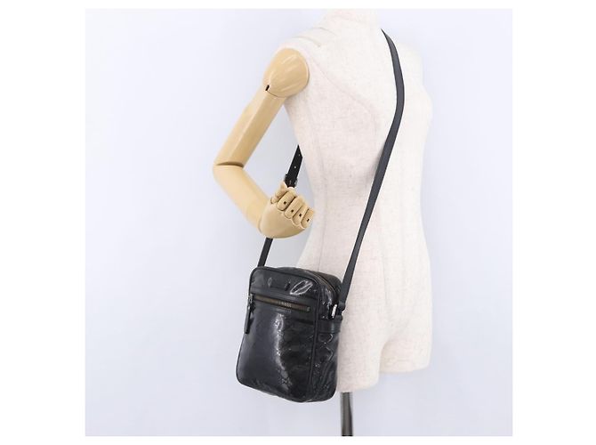 Borsa a Tracolla GUCCI GG Implementation PVC Nero Argento 233268 Auth ep15789 - vista 25
