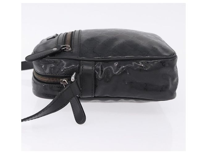 Borsa a Tracolla GUCCI GG Implementation PVC Nero Argento 233268 Auth ep15789 - vista 4