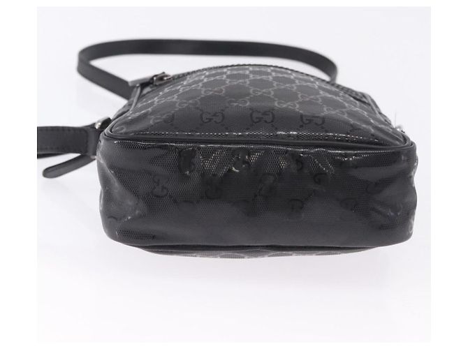 Borsa a Tracolla GUCCI GG Implementation PVC Nero Argento 233268 Auth ep15789 - vista 5