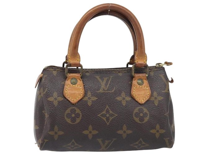 LOUIS VUITTON Monogram Mini Speedy Hand Bag M41534 LV Auth 197713 Monogramma - vista 13