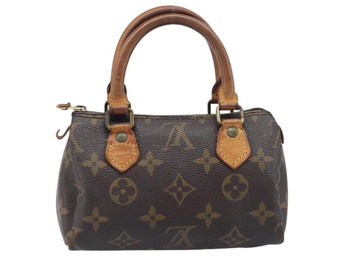 LOUIS VUITTON Monogram Mini Speedy Hand Bag M41534 LV Auth 197713 Monogramma - vista 2