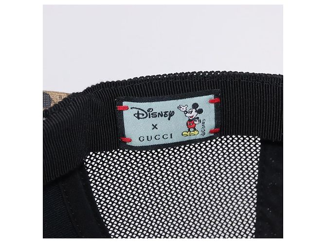 Cappellino GUCCI Disney MicroGG Supreme PVC Beige 602979 Auth SW2676SAM - vista 14