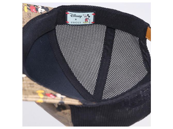 Cappellino GUCCI Disney MicroGG Supreme PVC Beige 602979 Auth SW2676SAM - vista 16