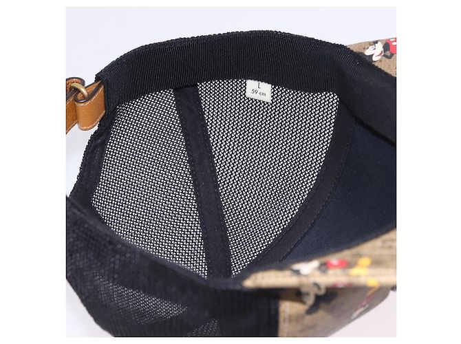 Cappellino GUCCI Disney MicroGG Supreme PVC Beige 602979 Auth SW2676SAM - vista 17