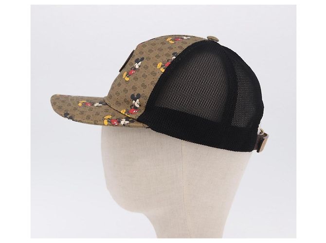 Cappellino GUCCI Disney MicroGG Supreme PVC Beige 602979 Auth SW2676SAM - vista 3