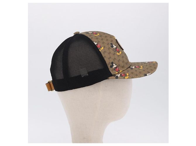 Cappellino GUCCI Disney MicroGG Supreme PVC Beige 602979 Auth SW2676SAM - vista 4
