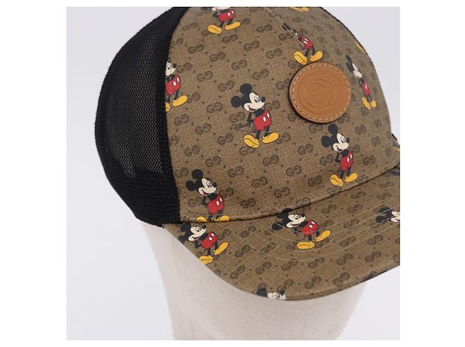 Cappellino GUCCI Disney MicroGG Supreme PVC Beige 602979 Auth SW2676SAM - vista 5