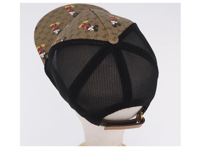 Cappellino GUCCI Disney MicroGG Supreme PVC Beige 602979 Auth SW2676SAM - vista 8